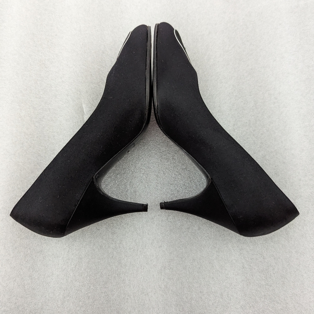 Vero Cuoio satin embroidery details heels for teens size 34 - Picture 6 of 10